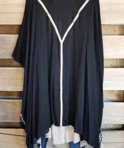 Andree By Unit AHB EXCLUSIVE: Classic Moment Cardigan/Kimono - Black - SALE