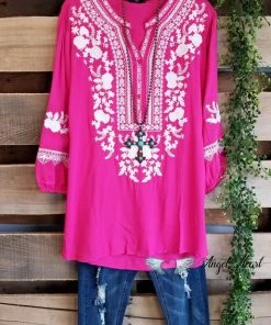 Andree By Unit AHB EXCLUSIVE: Couldn't Love You More Top - Fuschia