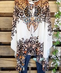 Trendology What's New AHB EXCLUSIVE: Wild Thing Kaftan - Ivory