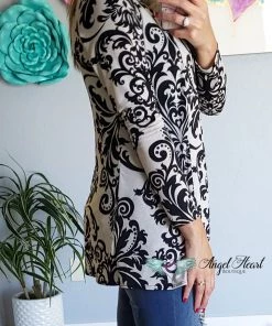 2N1 Apparel Damask Fairytale Cardigan - Cream - SALE Regular Size Sale