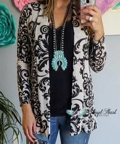 2N1 Apparel Damask Fairytale Cardigan - Cream - SALE Regular Size Sale