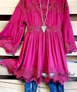 Angel Heart Boutique What's New AHB EXCLUSIVE - The Most Beautiful Top - Crimson