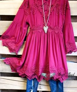 Angel Heart Boutique What's New AHB EXCLUSIVE - The Most Beautiful Top - Crimson