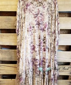 Origami AHB EXCLUSIVE: One More Time Long Kimono Lace - Taupe/Rose What's New