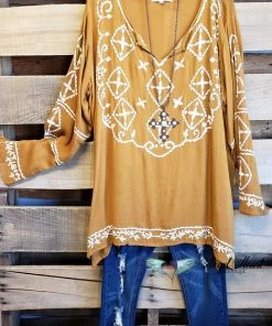 Asha AHB EXCLUSIVE: Wind Love Top - Mustard