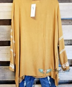 Asha AHB EXCLUSIVE: Wind Love Top - Mustard