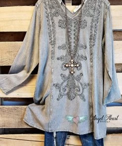 Asha AHB EXCLUSIVE: Free Spirit Top - Grey