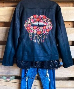 Andree Cool & Chic Embroidered Jacket - Black - SALE