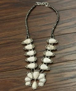 Isac AUTHENTIC TURQUOISE STONE - LUPITA White Necklace What's New