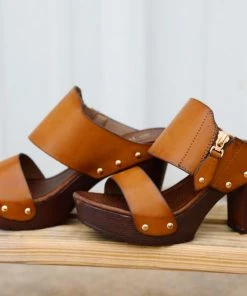 Lets See Style Way To Your Heart Shoes - Tan - SALE (SIZE 6 &6.5)