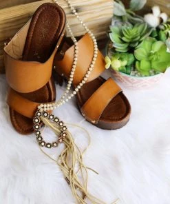 Lets See Style Way To Your Heart Shoes - Tan - SALE (SIZE 6 &6.5)