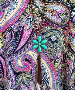 Sassy Look What's New Accompanied By Laughter Dress - Navy/Multi