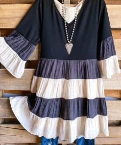 Sassybling What's New AHB EXCLUSIVE: Romantic Lines Dress - Black