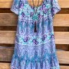 Emerald What's New Tomorrow Is Forever Dress - Navy/Purple