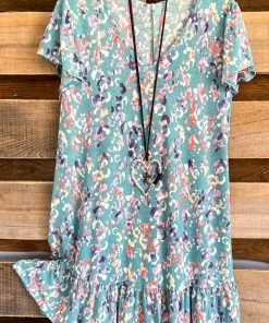 Sassy Look Favorable Fantasy Tunic - Mint Green What's New