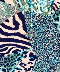 Sassy Look Turning It Loose Dress - Navy/Green What's New