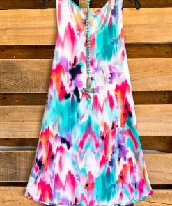 Sassy Look What's New Turning It Loose Dress - Multi