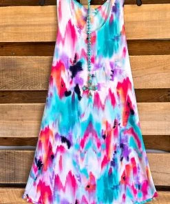 Sassy Look What's New Turning It Loose Dress - Multi