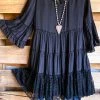 Sassybling AHB EXCLUSIVE: Like A Dream To Me Tunic - Black