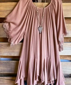 Sassybling AHB EXCLUSIVE: Elegant Vibes Tunic - Sand