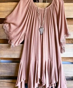Sassybling AHB EXCLUSIVE: Elegant Vibes Tunic - Sand
