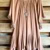 Sassybling AHB EXCLUSIVE: Elegant Vibes Tunic - Sand