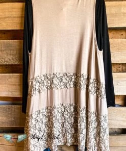 Sassybling AHB EXCLUSIVE: Unexplained Smiles Vest - Taupe