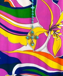 Sassy Look What's New State Of Love Dress - Fuchsia/Royal