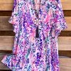 Sassy Look Just Keep Breathing Tunic - Purple - SALE