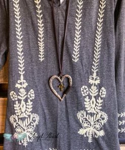 Asha AHB EXCLUSIVE: Opening Up My Heart Tunic - Grey