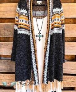 Adora Cozy Charm Cardigan - Black