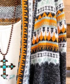 Adora Cozy Charm Cardigan - Black