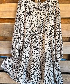 Umgee Simple Determination Dress - Cream Mix What's New