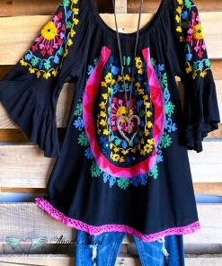 A&A What's New AHB EXCLUSIVE: Sweet Talker Tunic - Black
