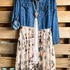 Origami What's New AHB EXCLUSIVE: Wild Beginnings Duster- Denim/Leopard