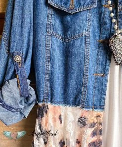 Origami What's New AHB EXCLUSIVE: Wild Beginnings Duster- Denim/Leopard