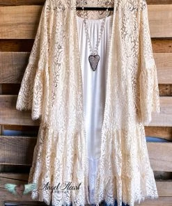 Sassybling AHB EXCLUSIVE: Lace In Your Arms Cardigan - Beige What's New