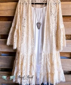 Sassybling AHB EXCLUSIVE: Lace In Your Arms Cardigan - Beige What's New