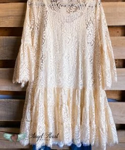 Sassybling AHB EXCLUSIVE: Lace In Your Arms Cardigan - Beige What's New