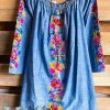 A&A AHB EXCLUSIVE: Believe The Hope Tunic - Blue - 100% COTTON What's New