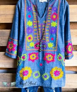 A&A What's New AHB EXCLUSIVE: Wonderful Love Tunic - Blue