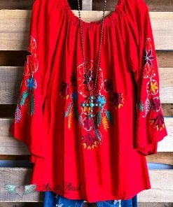 A&A AHB EXCLUSIVE: Loving You Today Tunic - Red - SALE