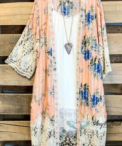 Umgee AHB EXCLUSIVE: Twisted Fate Kimono - Blush - SALE