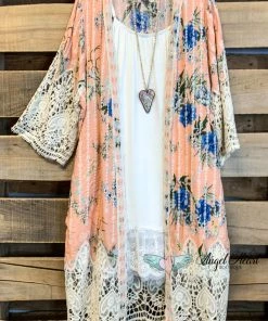 Umgee AHB EXCLUSIVE: Twisted Fate Kimono - Blush - SALE