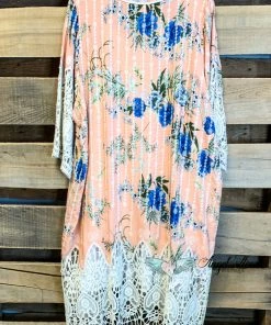 Umgee AHB EXCLUSIVE: Twisted Fate Kimono - Blush - SALE