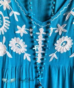 A&A AHB EXCLUSIVE: Sparkling Smiles Tunic - Aqua