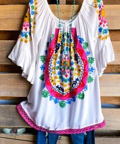 A&A AHB EXCLUSIVE: Sweet Talker Tunic - White What's New