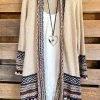 Adora Tribal Chase Cardigan - Ivory