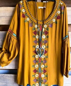 A&A AHB EXCLUSIVE: As Beautiful As It Gets Top - Mustard - SALE