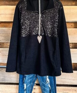 Andree What's New Dashing On Repeat Pullover - Black